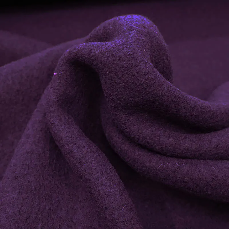 100% Boiled Wool - Mulberry