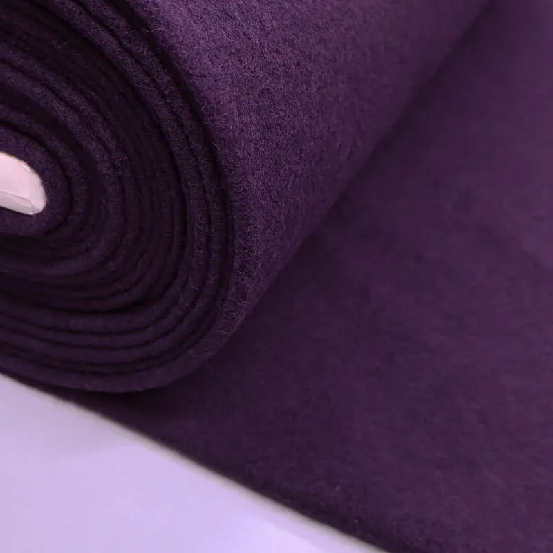100% Boiled Wool - Mulberry