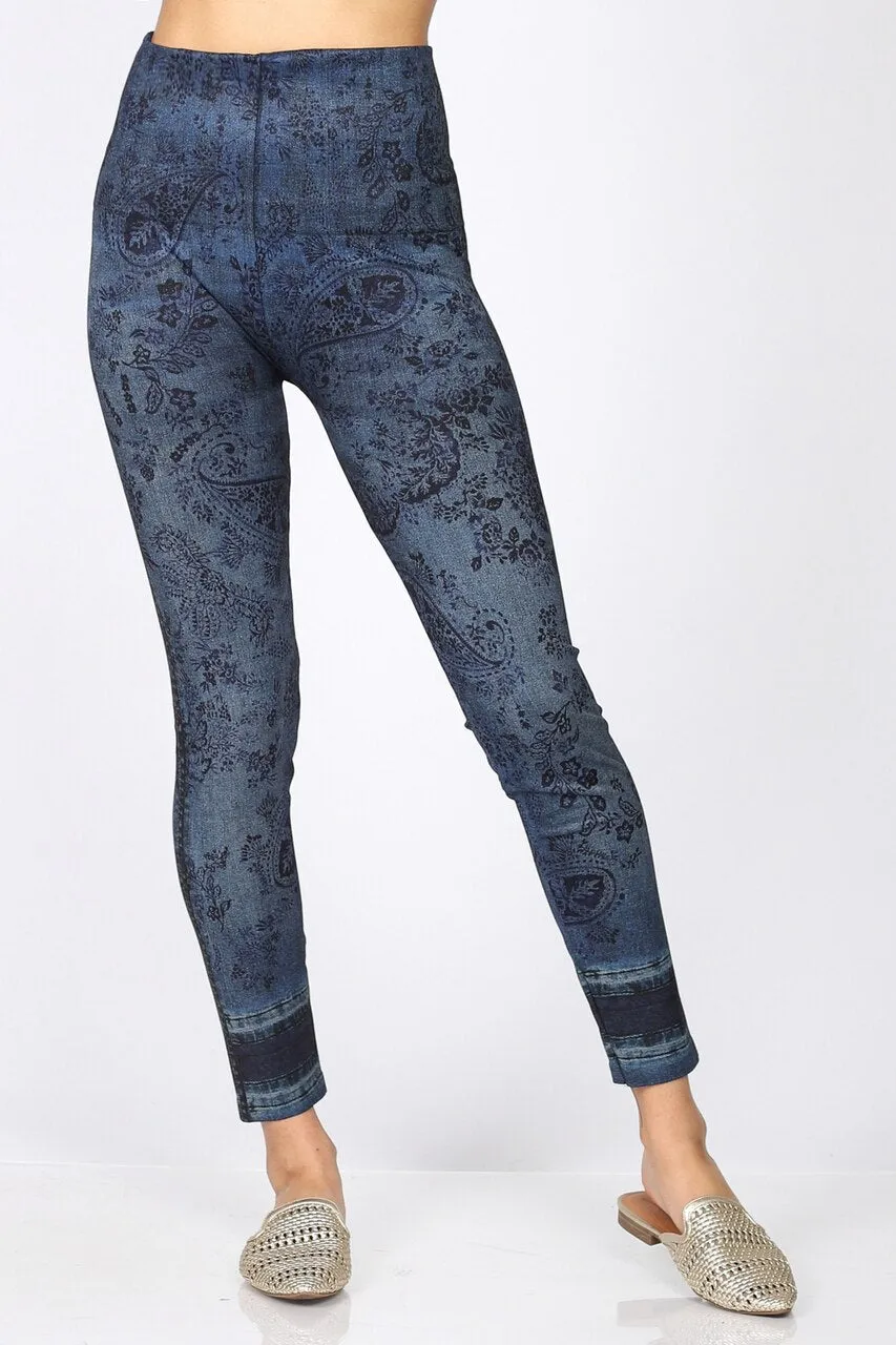 B4292BM High Waist Full Length Legging
