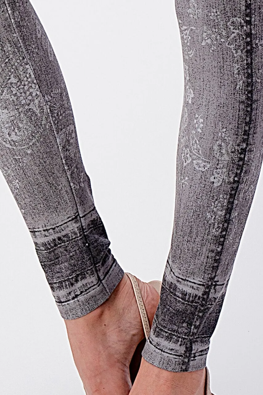 B4292BM High Waist Full Length Legging