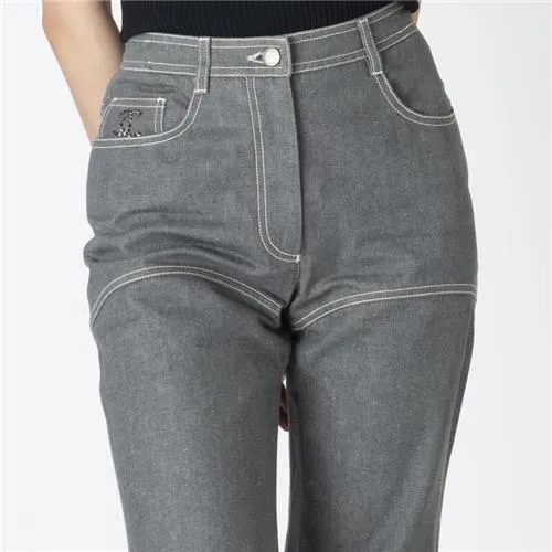Chanel Wide Leg Jeans