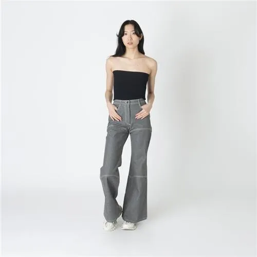 Chanel Wide Leg Jeans