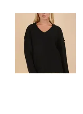 Chunky V-Neck Sweater