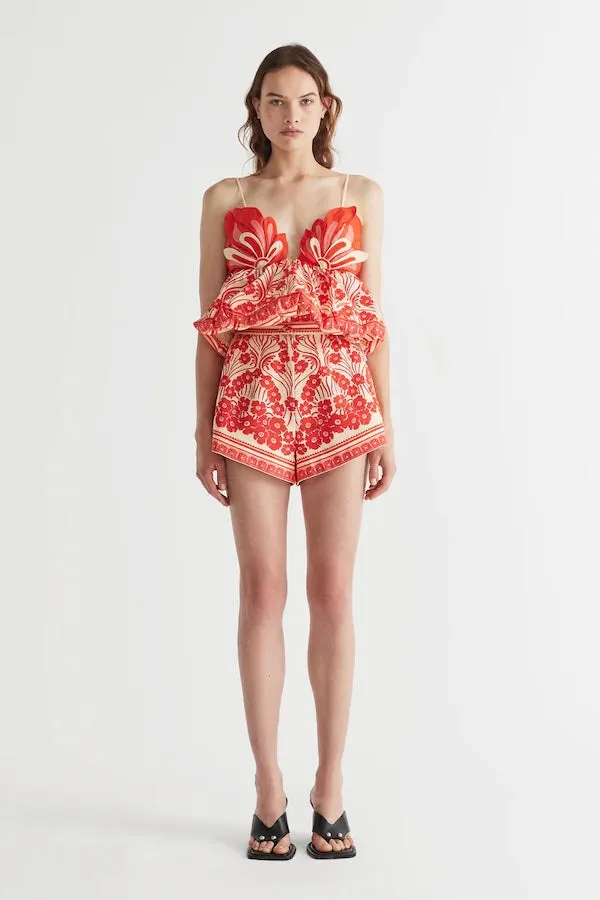 CLOVER TUCK DETAIL SHORT