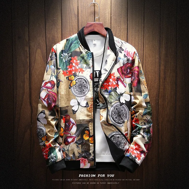 Flowers Windbreakers jackets for men