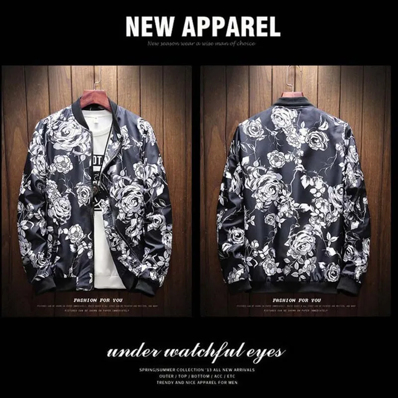 Flowers Windbreakers jackets for men