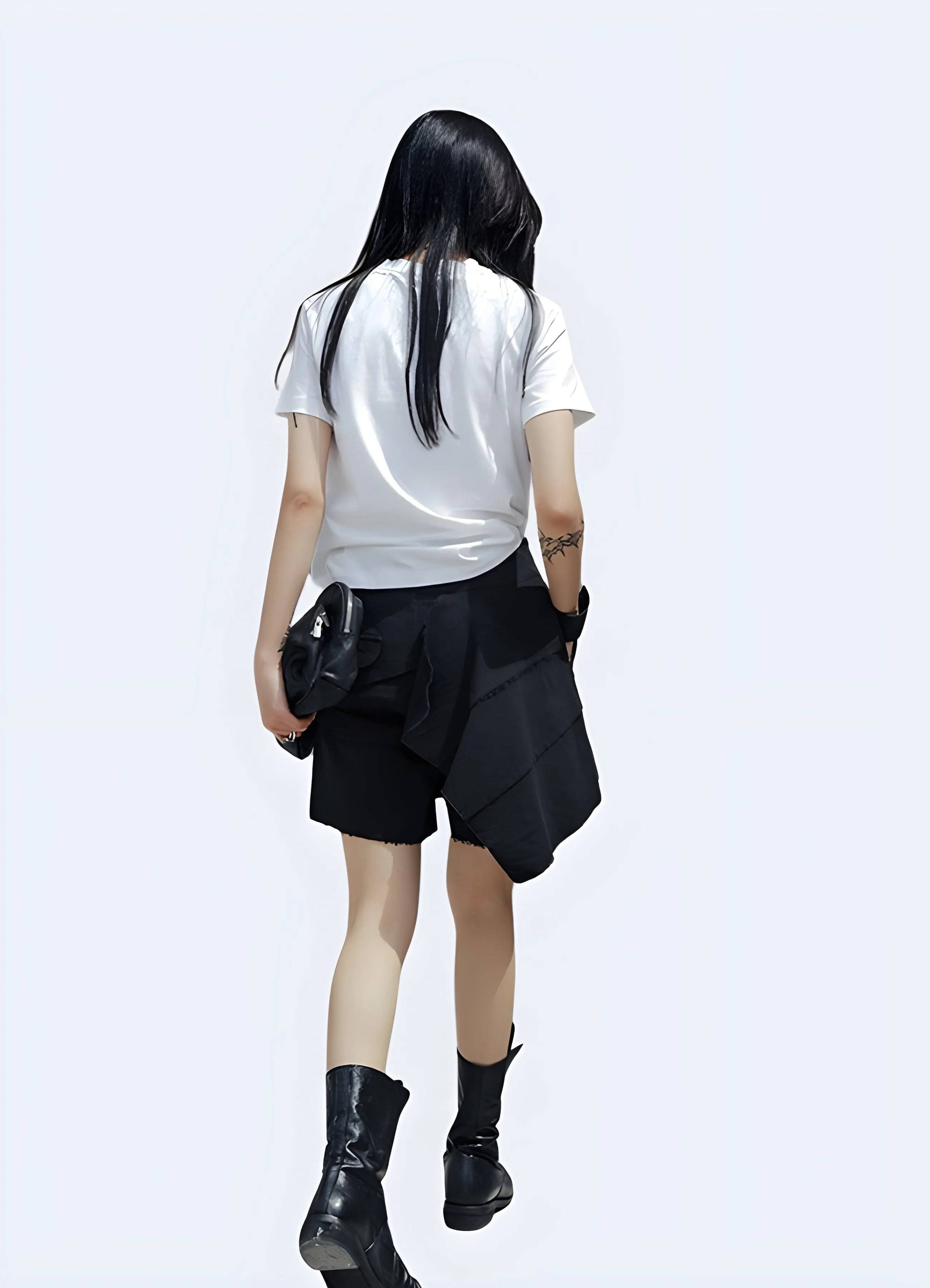 High Waist Techwear Shorts