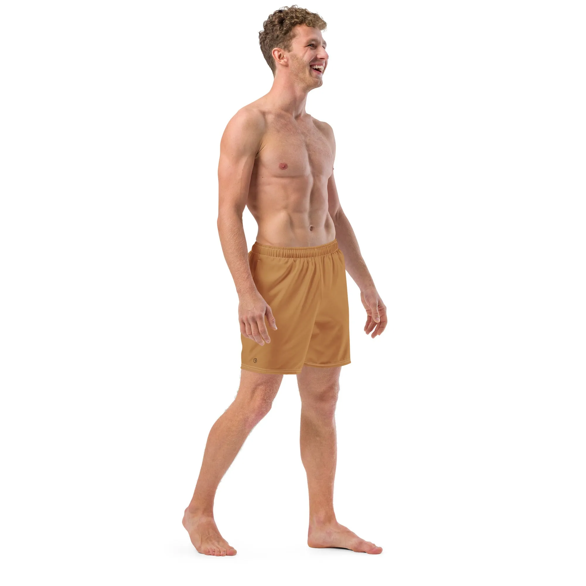 Humble Sportswear™ Men's Nude Brown Swim Trunks