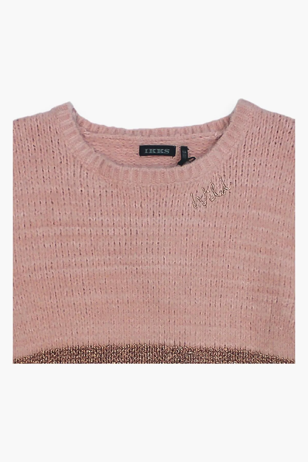 IKKS Rose Pink Girls Sweater