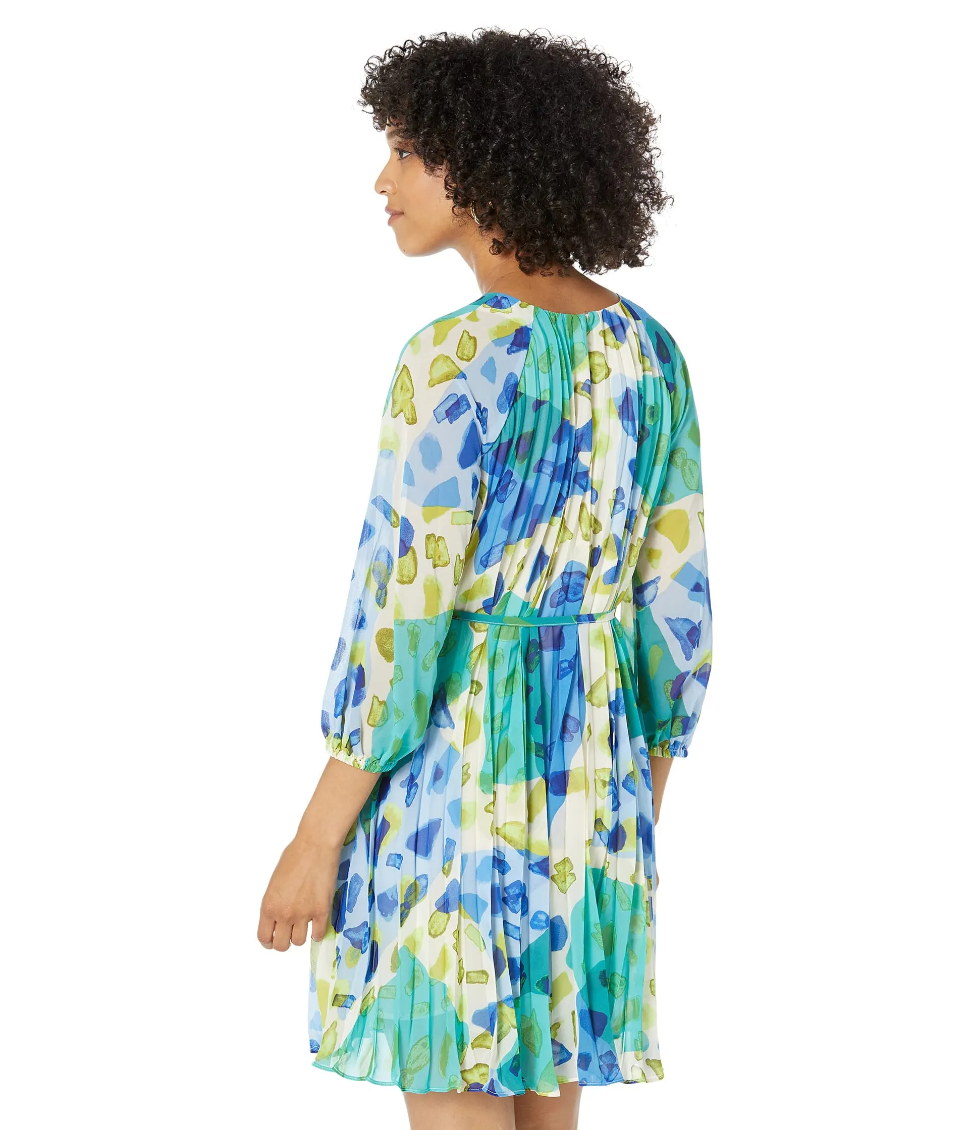 Maggy London Pleated Shift Dress