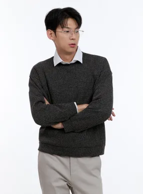 Men's Cable Knit Sweatshirt IG427