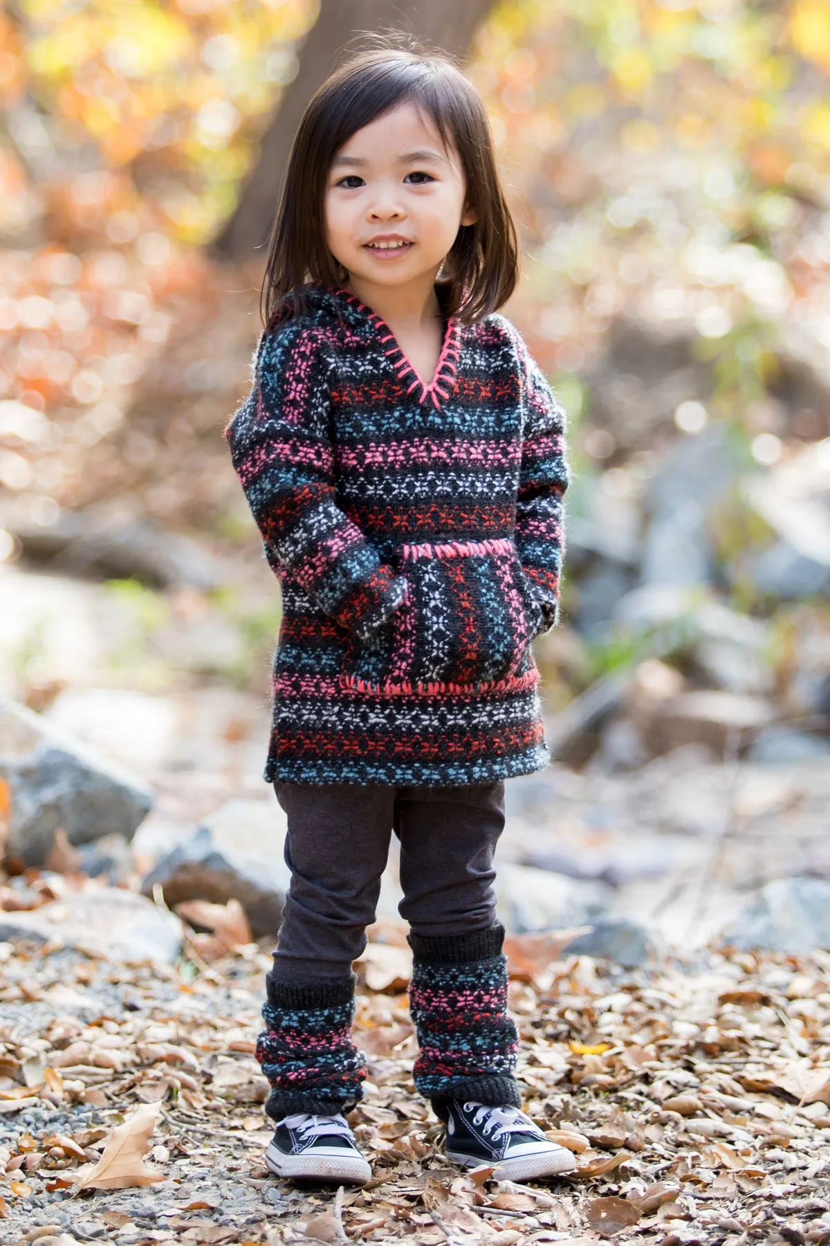 Mimi & Maggie Sonora Jacquard Sweater Girls Hoodie