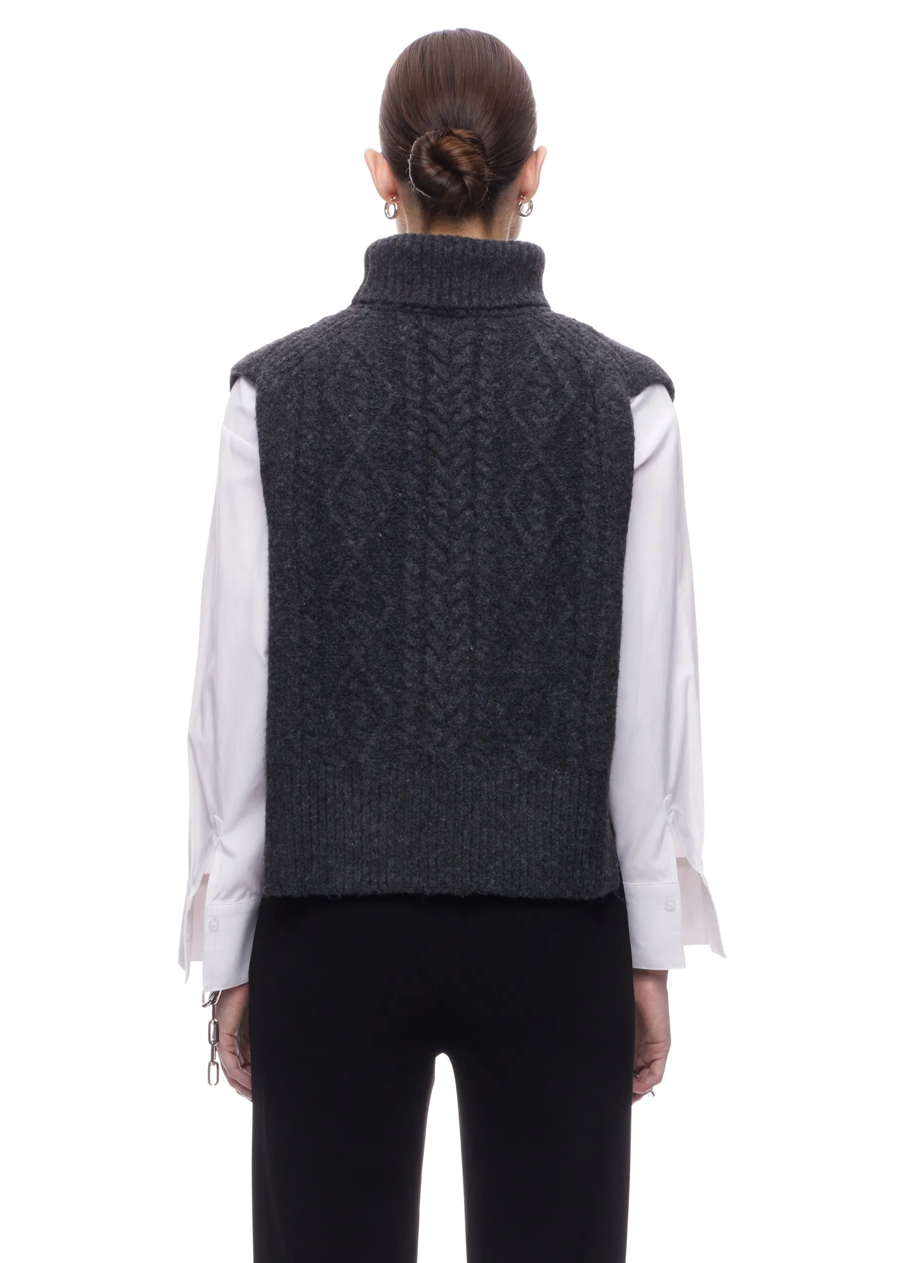 Moon River Cable Knit Dickie