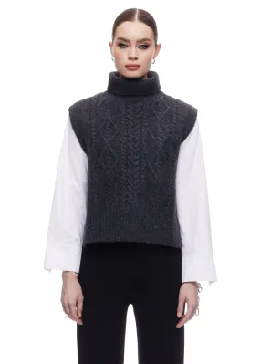 Moon River Cable Knit Dickie