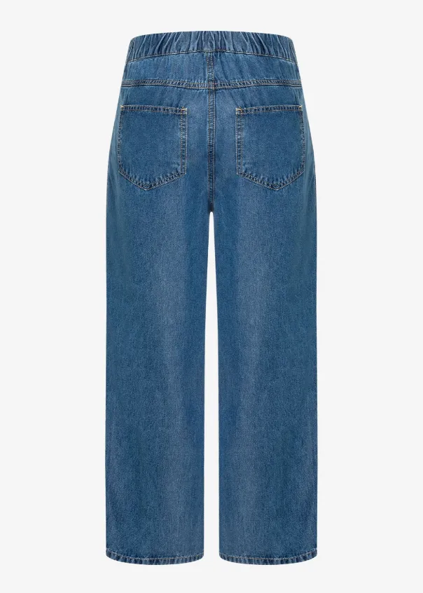 MORE AND MORE<BR>
Jeans Cullote<BR>
Denim<BR>