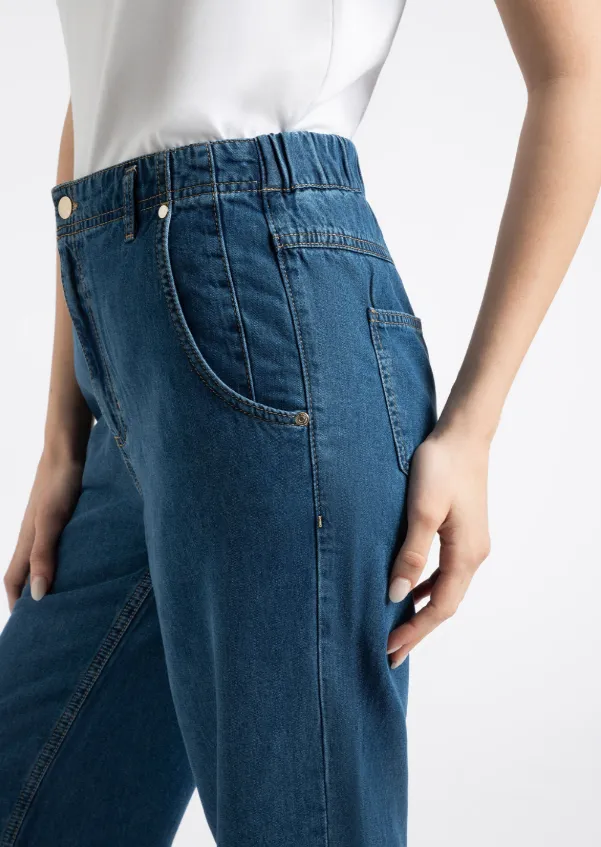 MORE AND MORE<BR>
Jeans Cullote<BR>
Denim<BR>