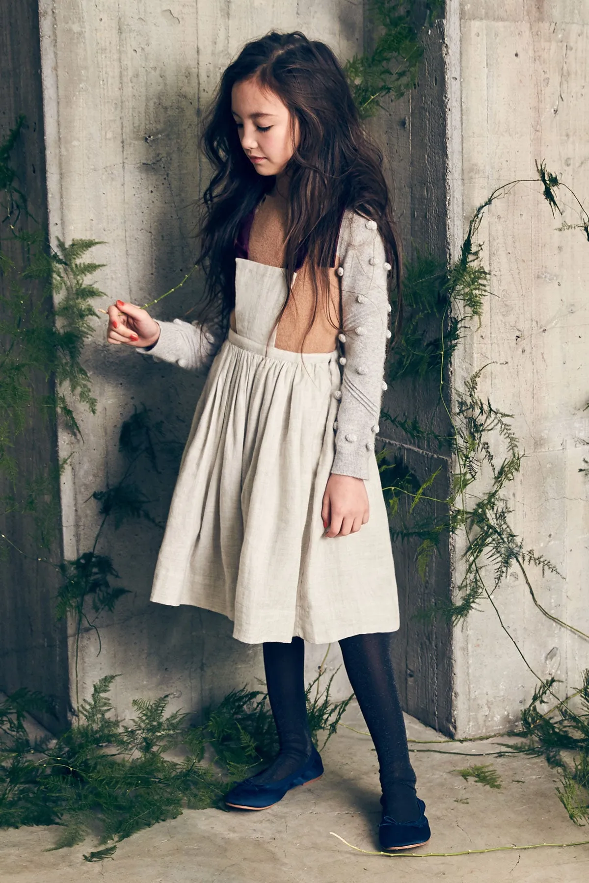 Nellystella Snowdrop Girls Sweater - Camel
