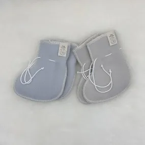 OUTLET LANACare Baby Booties in Organic Merino Wool - with synthetic ties