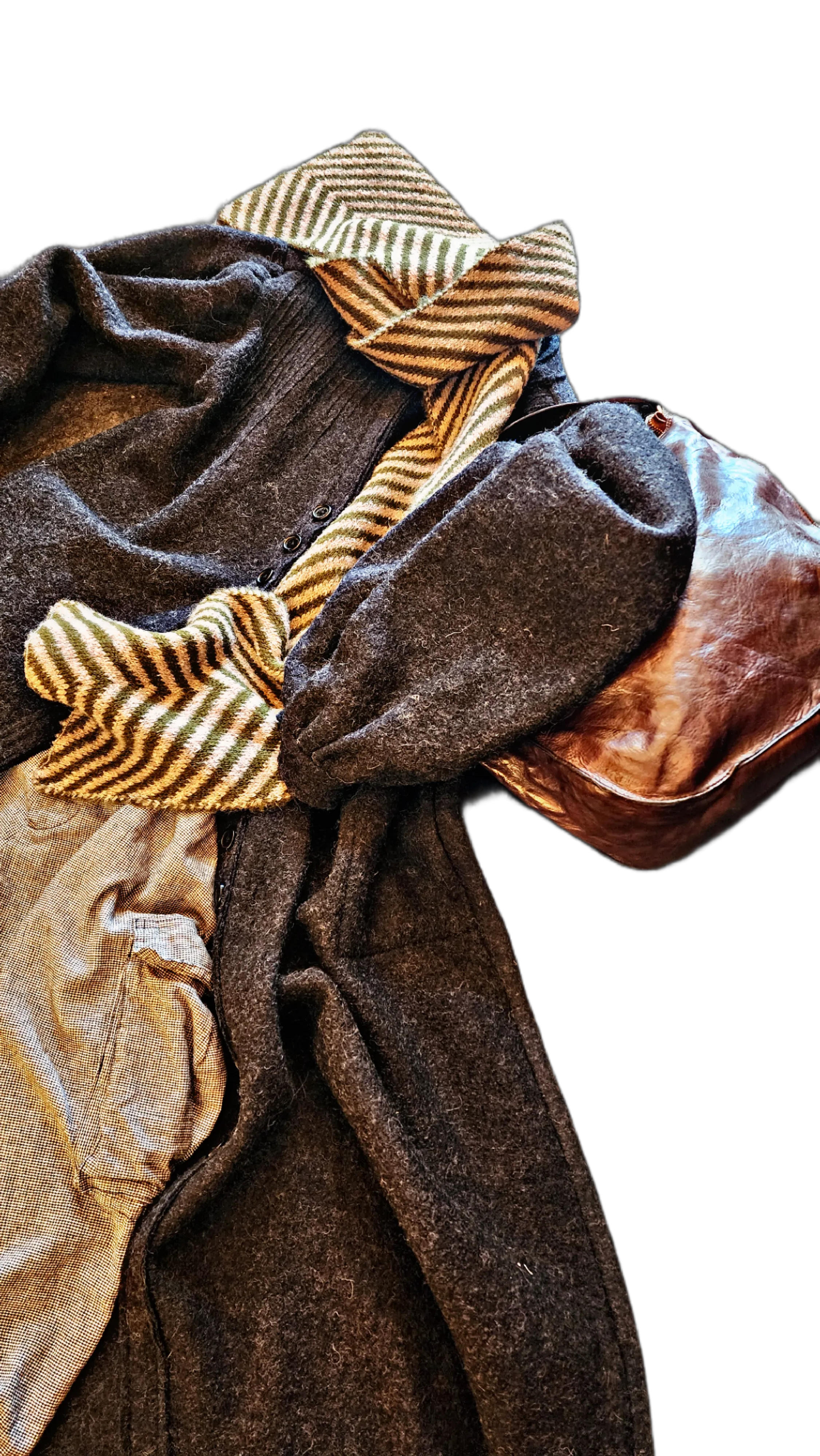 Pin-tuck coat  - boiled Wool