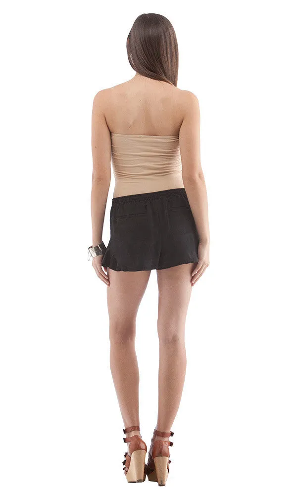 RUFFLE DRAWSTRING SHORT