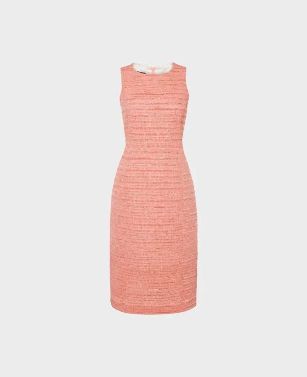 Shift Cotton Tweed Dress