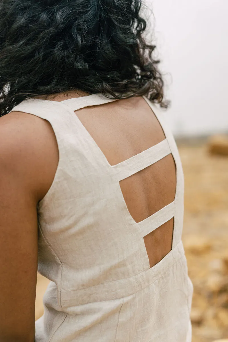 Strappy back shift Dress