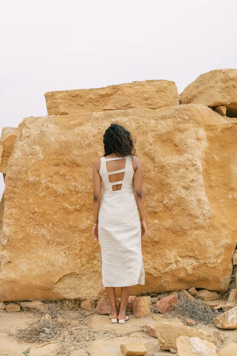 Strappy back shift Dress