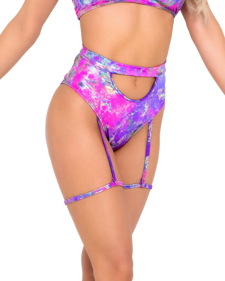 Violet Rebel Keyhole Garter Bottoms