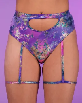 Violet Rebel Keyhole Garter Bottoms