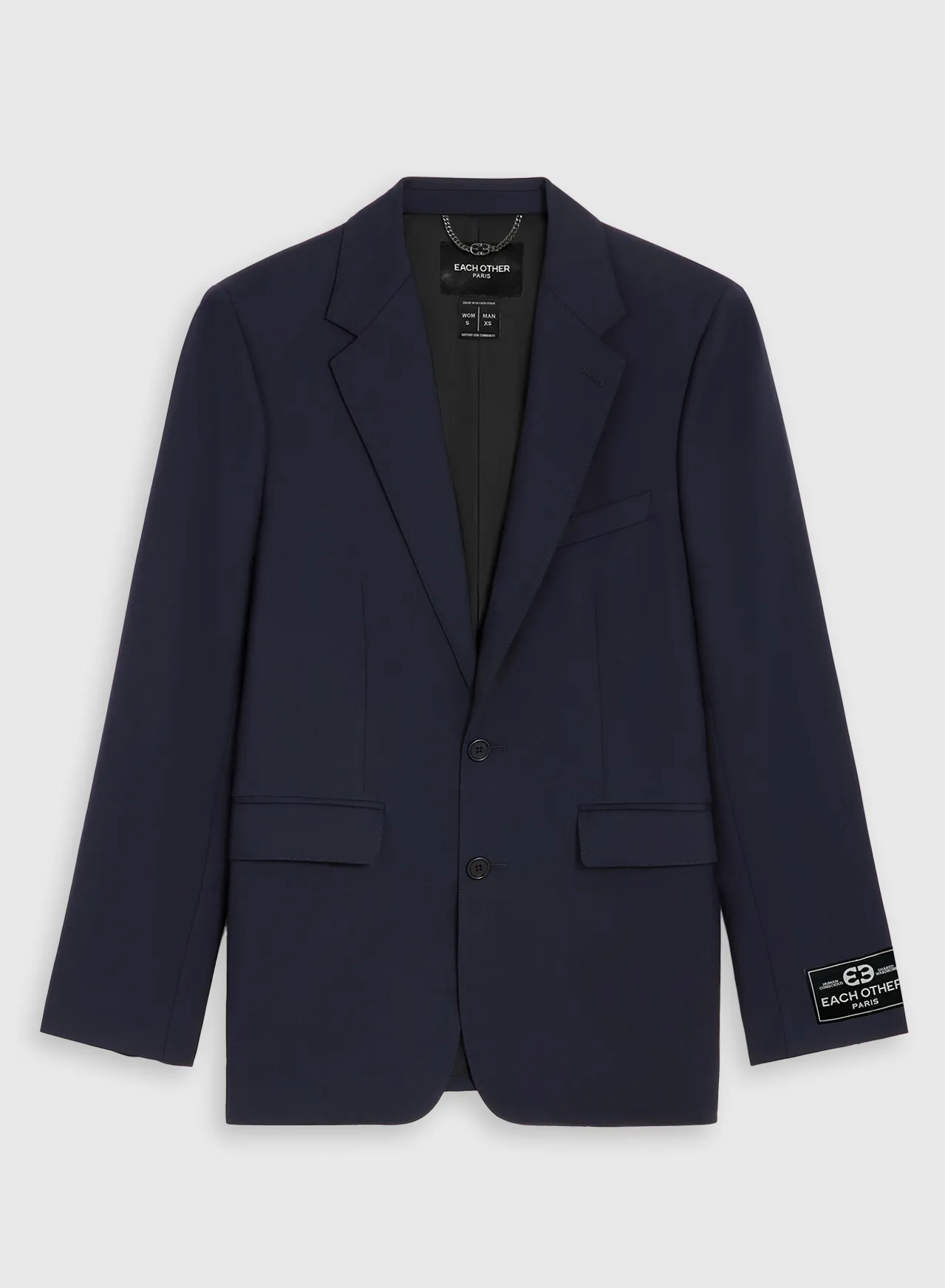 Wool Twill Suit Jacket