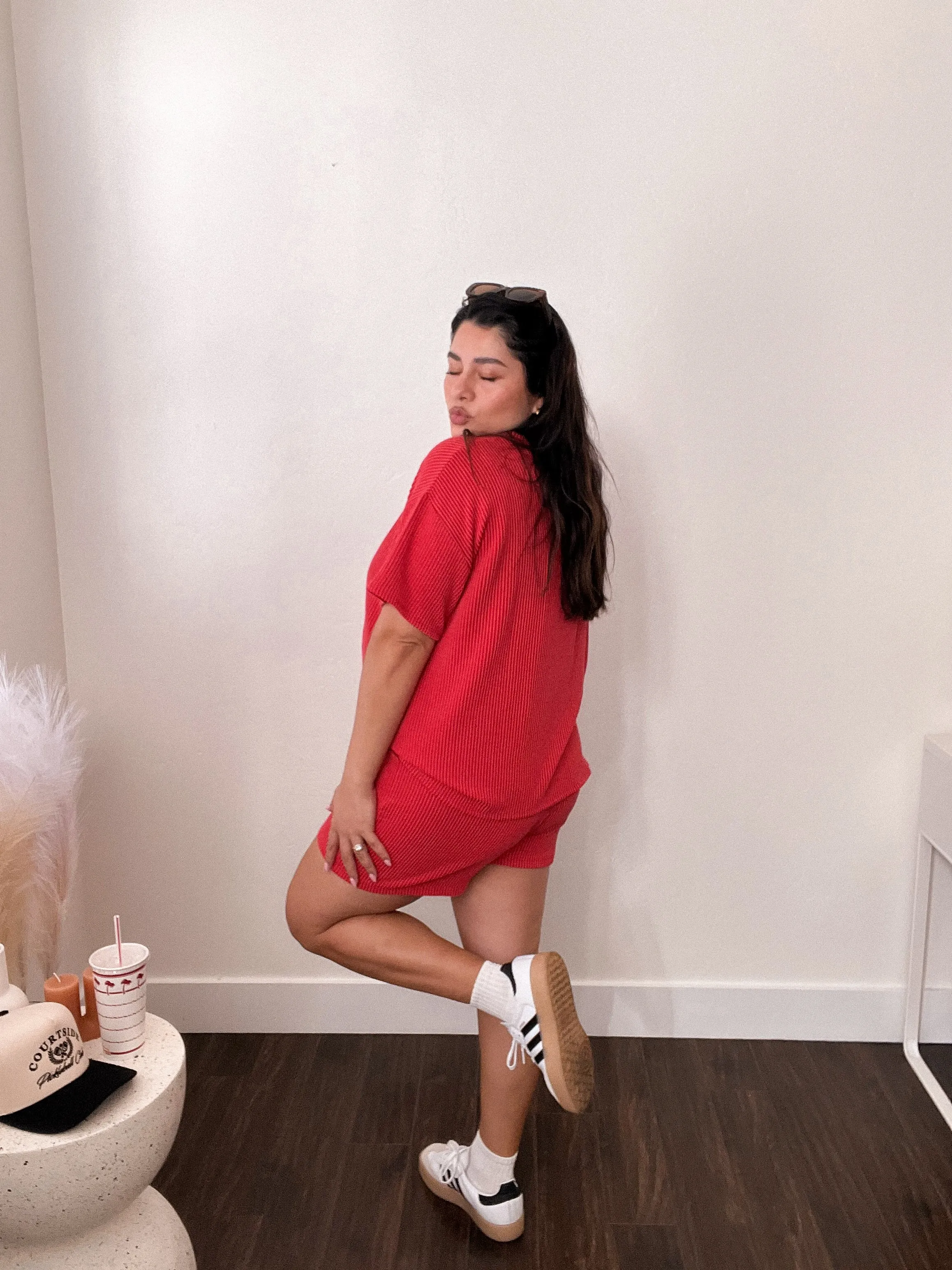 Zoie Ribbed Set *RUBY*